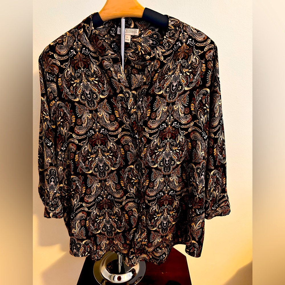 Bohemian and patten blouse